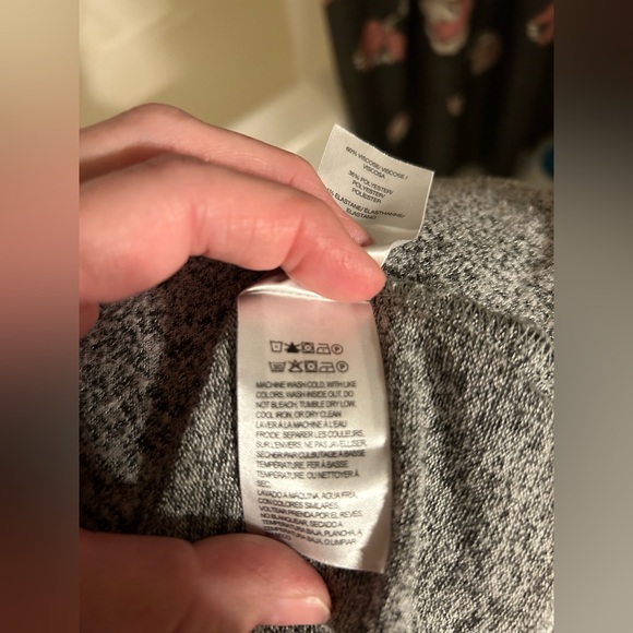 Women's Lucky Brand pullover sweater crew neck, viscose blend super soft XL gray - Picture 4 of 5